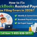 QuickBooks Assisted Payroll Tax Filing Errors