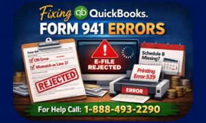 QuickBooks Form 941 Errors