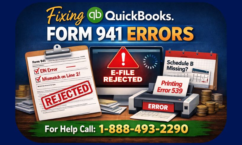 QuickBooks Form 941 Errors