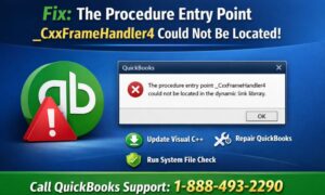 CxxFrameHandler4 Error in QuickBooks