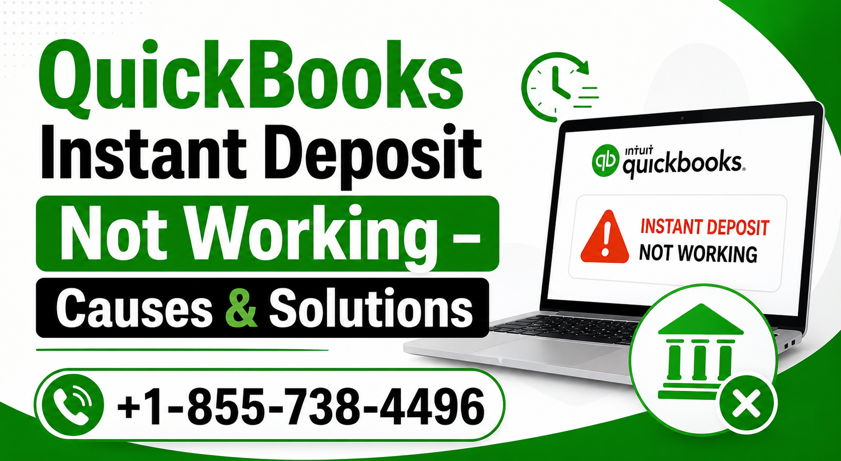 QuickBooks Instant Deposit Not Working