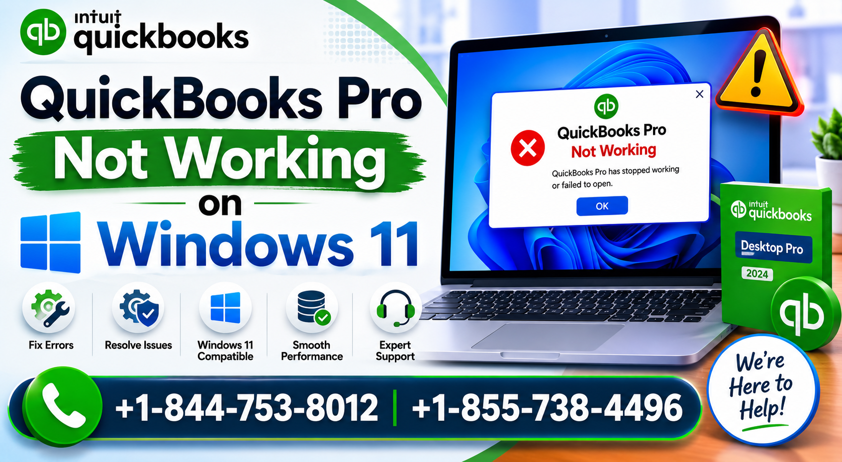 QuickBooks Pro Not Working on Windows 11
