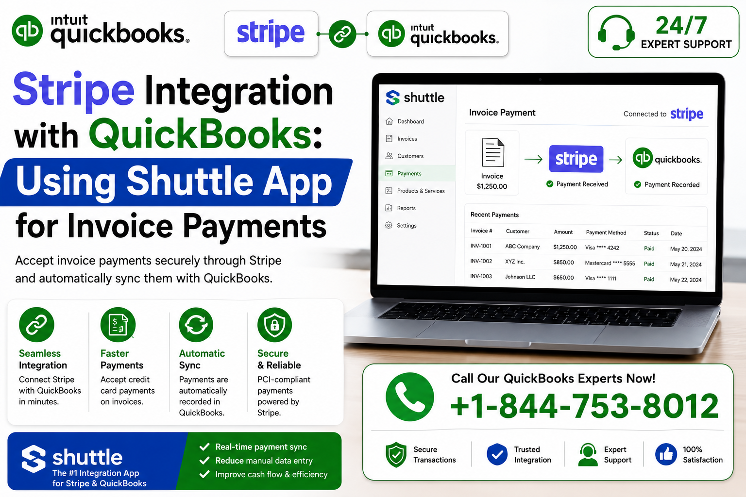 Stripe integration with QuickBooks